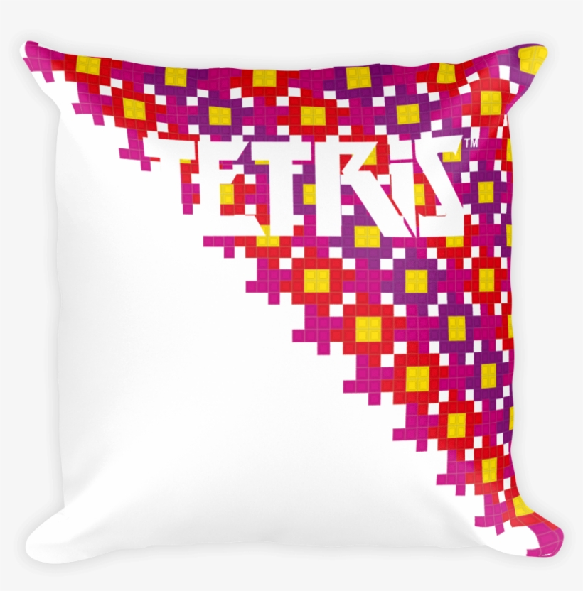 Tetris Flower Power Pillow - Tetris, transparent png download