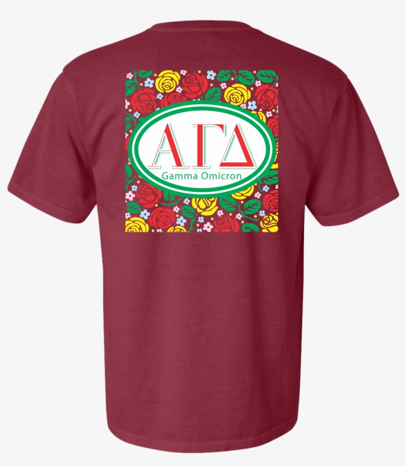 Agd Flower Background - T-shirt, transparent png download
