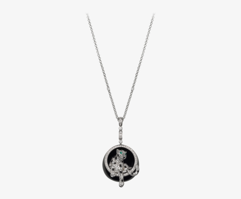 Panthère De Cartier Necklace - Cartier Diamond Panther Necklaces, transparent png download