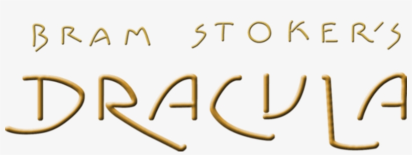 Bram Stoker's Dracula Movie Horizontal Gold Logo - Dracula Di Bram Stok Blu-ray, transparent png download