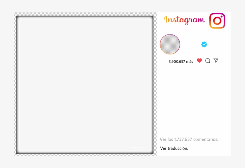 Plantilla Png Para Instagram, No Resubir Por Favor - Instagram Plantilla Png, transparent png download