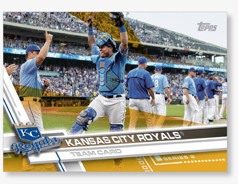 Kansas City Royals 2017 Topps Baseball Series 2 Team - Topps, transparent png download