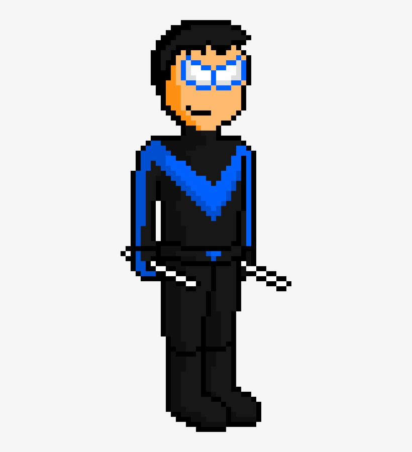 Nightwing Sprite I Made - Lego, transparent png download