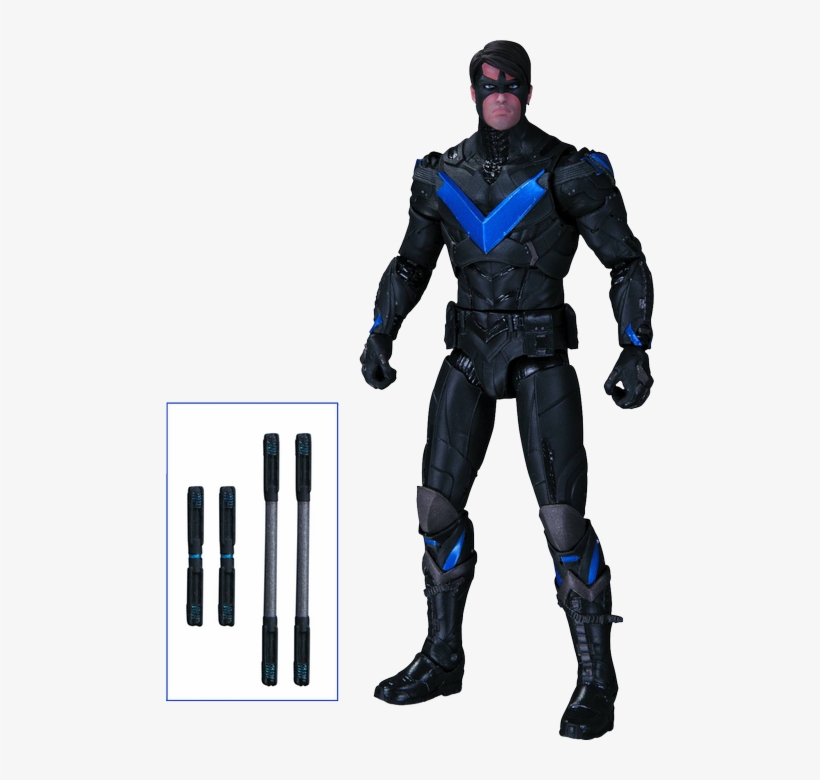 nightwing arkham city statue