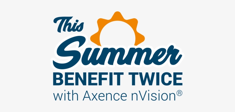 This Summer, Benefit Twice With Axence Nvision - Graphic Design, transparent png download