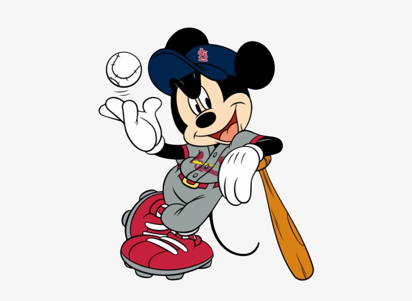 St Louis Cardinals Clip Art - Dodgers Mickey Mouse, transparent png download