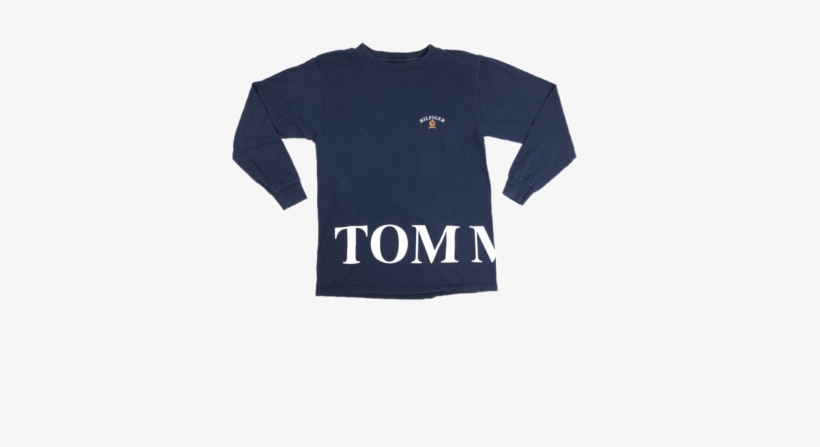 Tommy Hilfiger Spellout Longsleeve T-shirt - Long-sleeved T-shirt, transparent png download