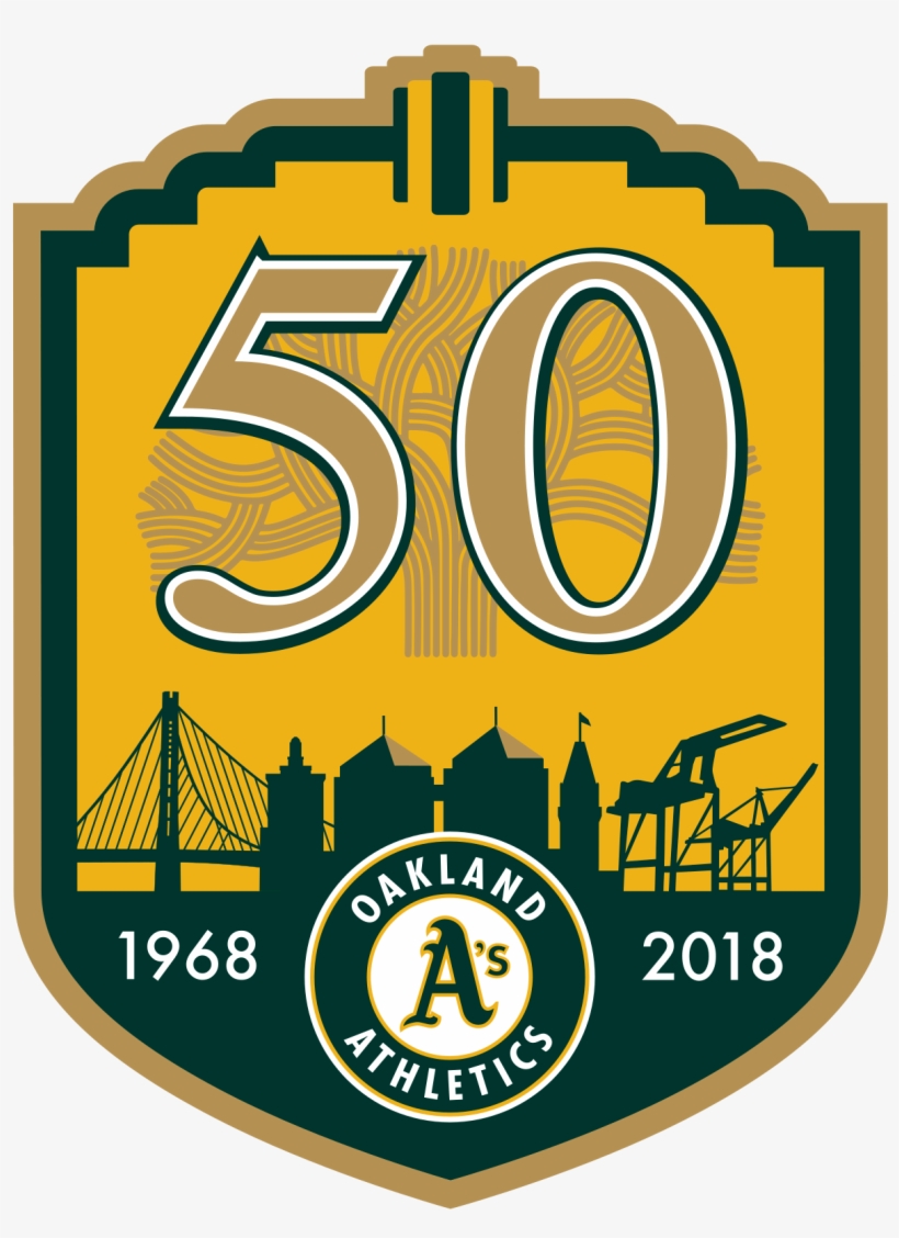 Oakland Athletics 50th Anniversary, transparent png download