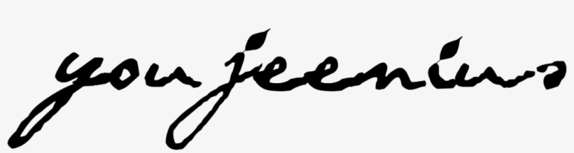 Youjeenius - Calligraphy, transparent png download