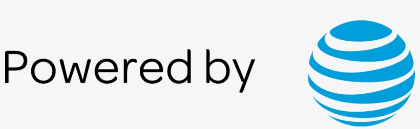 Powered By At&t Logo - Circle, transparent png download