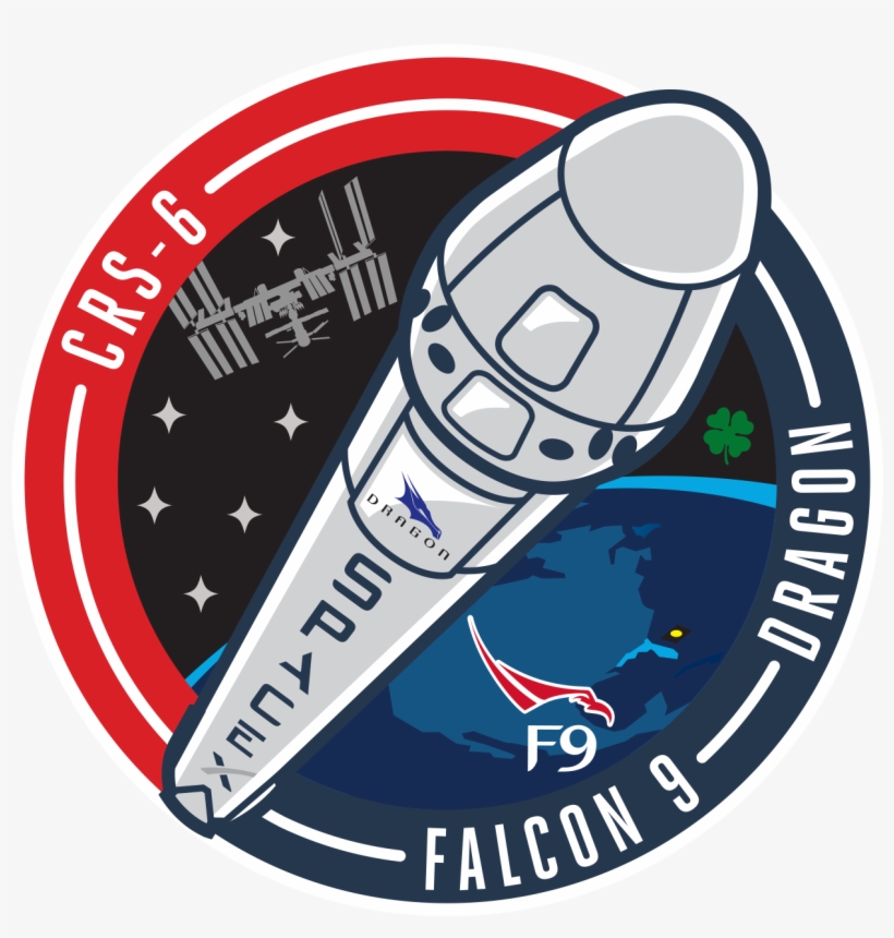 Related Spacex Rocket Clipart - Space X Patch, transparent png download
