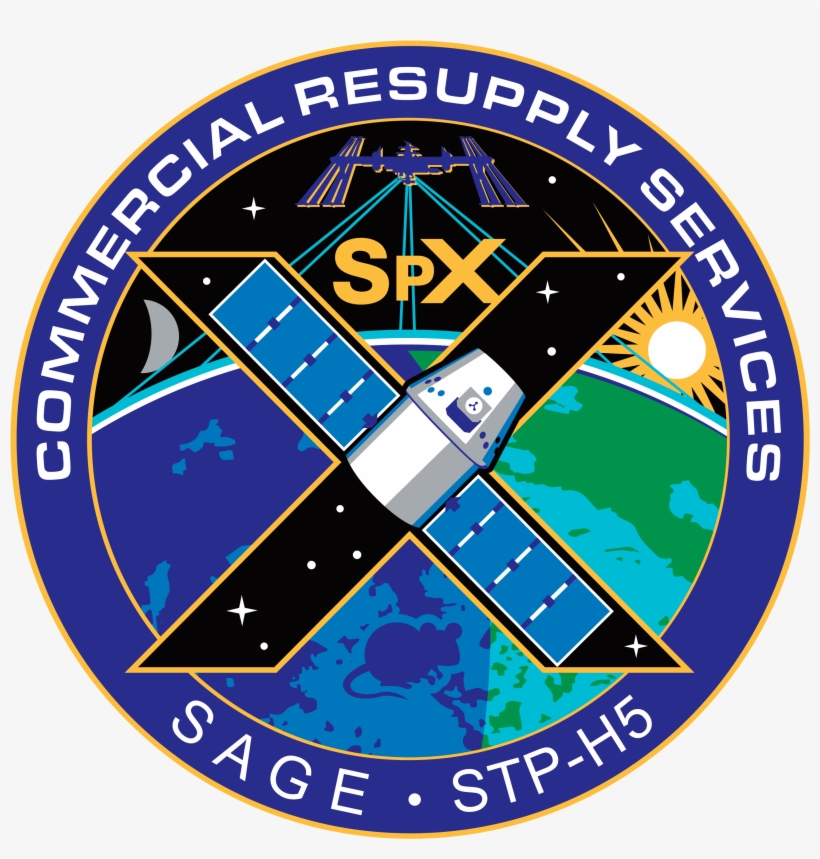 Spacex Commercial Resupply Mission 10 Logo - Spacex Crs 10, transparent png download