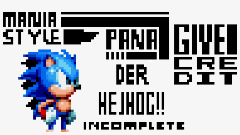 Sonic Mania Sprite Recreation Sonic Mania Sonic Sprites Png Image Transparent Png Free Download On Seekpng