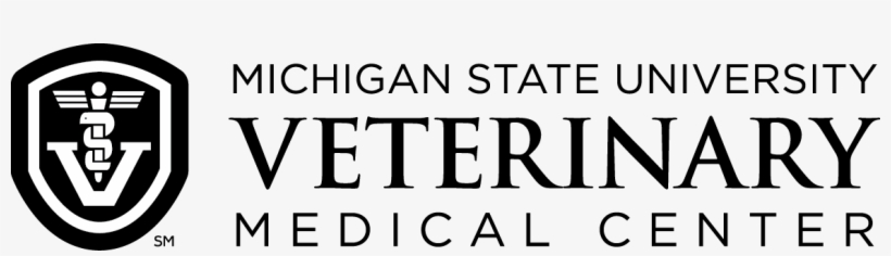 Msu Veterinary Medical Center Logo Black Text White - Veterinary Medical Center Msu, transparent png download