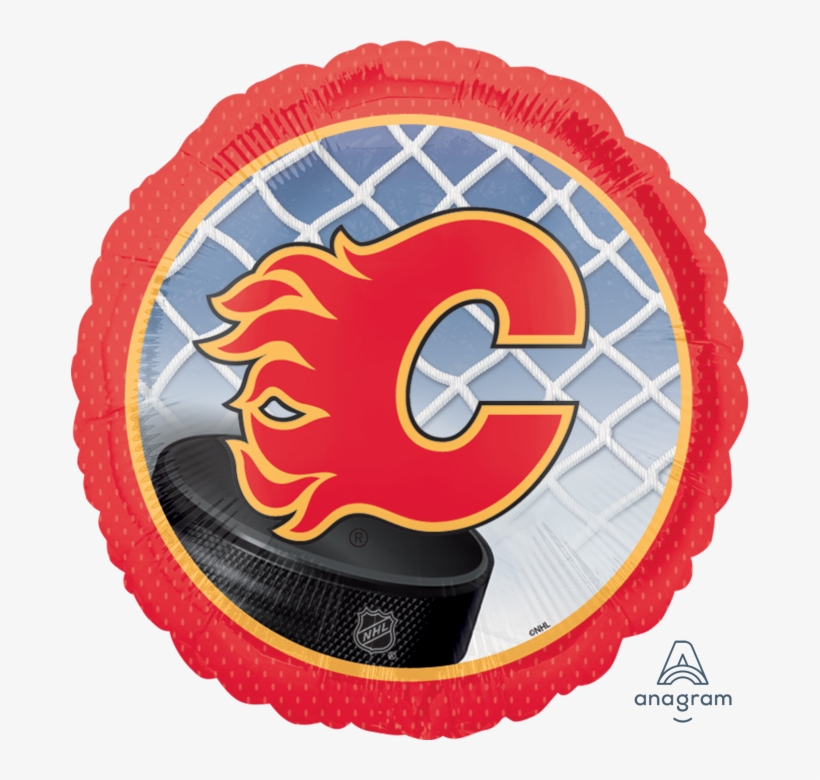 Calgary Flames 18" Metallic Balloon, Multi, transparent png download