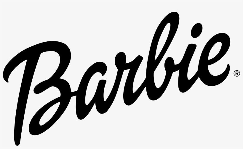 Barbie Logo Black And White - Logo Barbie Png, transparent png download