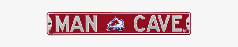 Colorado Avalanche “man Cave” Authentic Street Sign - Pittsburgh Steelers Man Cave Rugs, transparent png download