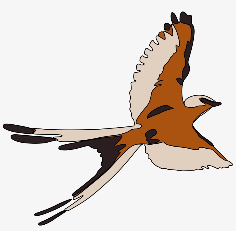 Finch At Getdrawings Com Free For Personal - Flying Bird Drawings In Color, transparent png download