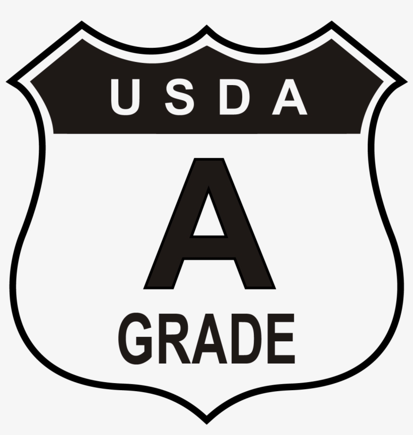 Shell Egg A Grade Bw Transparent - Usda Grade A Logo, transparent png download