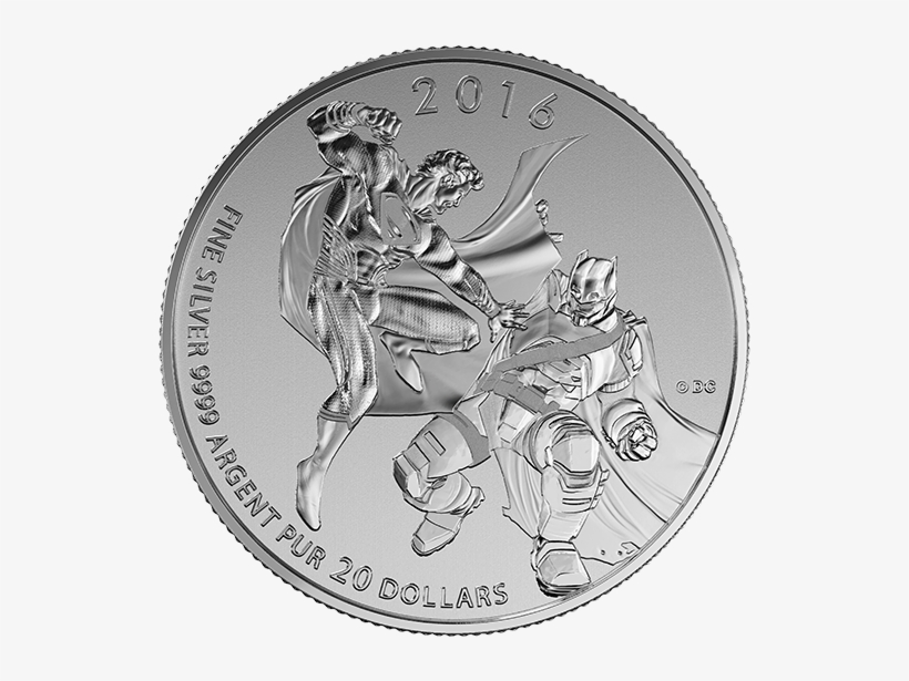 Batman V Superman - Canada Batman V. Superman Silver Coin, transparent png download