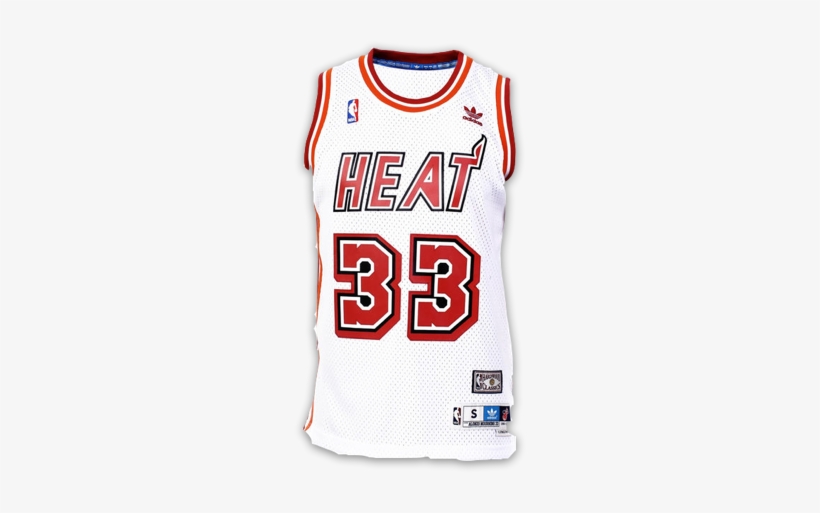 Miami Heat - Alonzo Mourning White Jersey, transparent png download