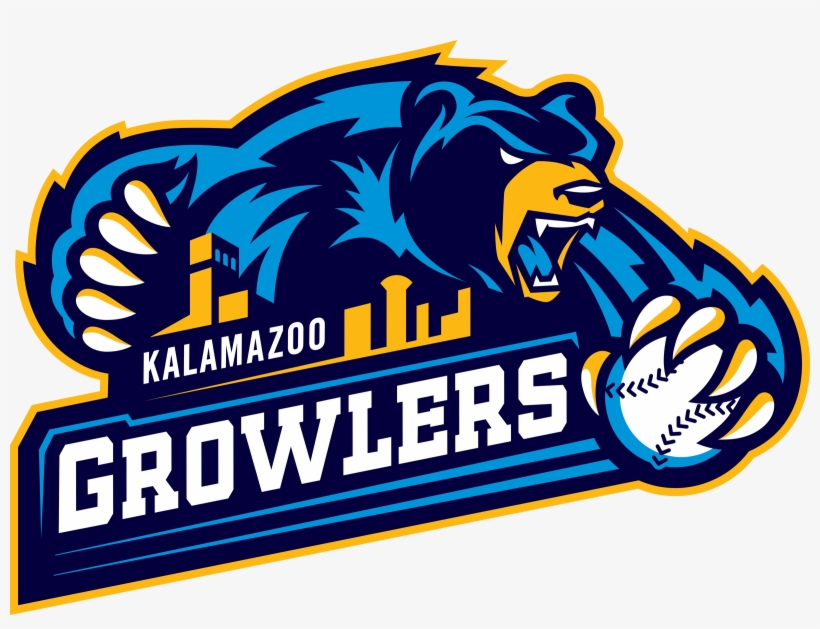 Main Logo Final - Kalamazoo Growlers, transparent png download
