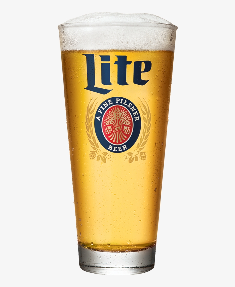 Miller Lite 16oz Signature Glass - Texas Can Miller Lite, transparent png download