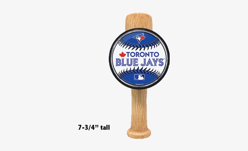 Toronto Blue Jays Baseball Bat Beer Tap Handle - Toronto Blue Jays Baseball Emblem Decal, Multi, transparent png download
