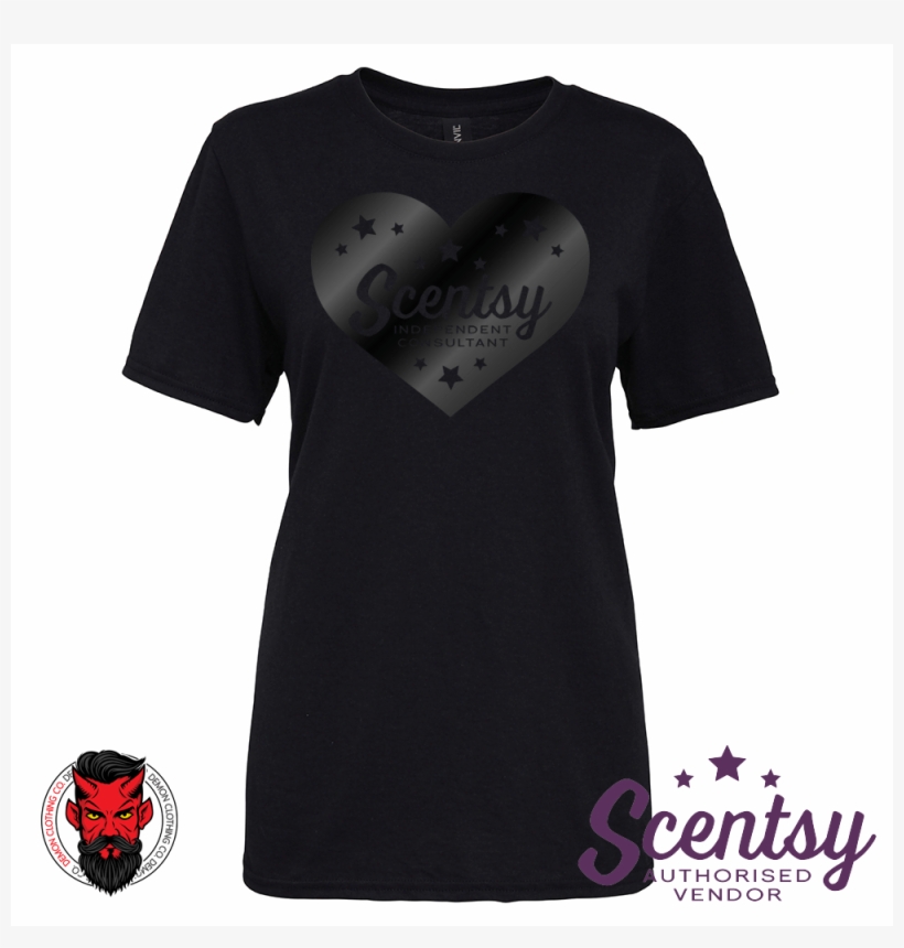 Scentsy Tri Star Heart Tri Blend Ladies T Shirt - Wax Boss Shirt, transparent png download