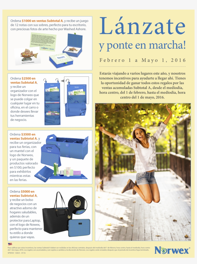 Norwex Usa Spanish Jump In And Get Going Flyer - Norwex, transparent png download