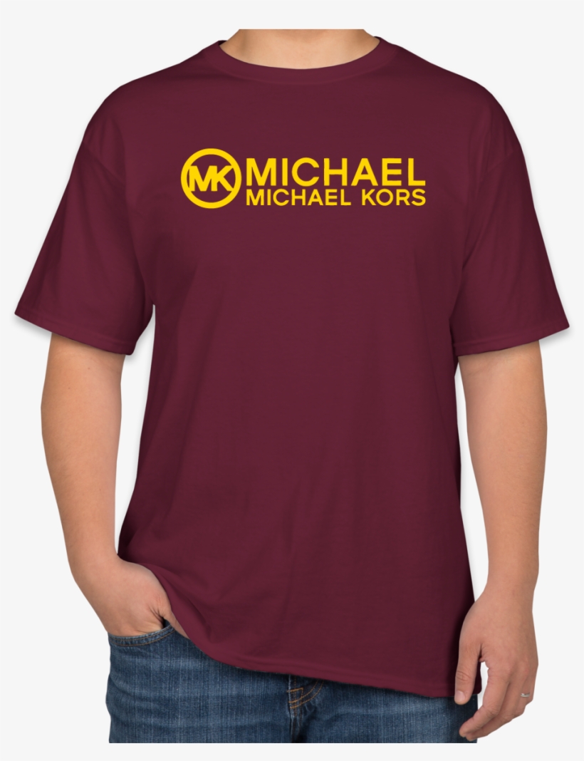 Amazing Michael Kors Logo Gold Unisex T-shirt - Php Code On T Shirt, transparent png download
