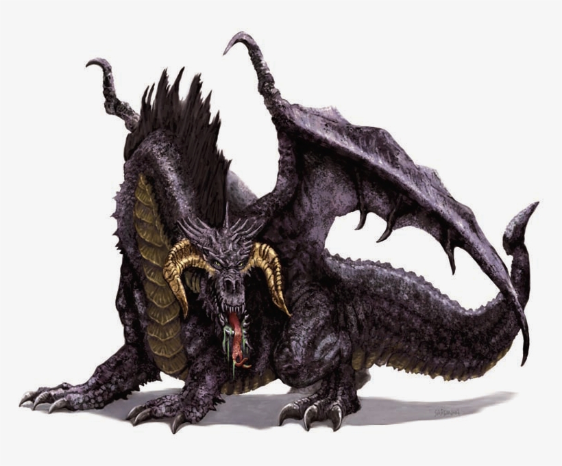 Dungeons & Dragons Black - Dungeons And Dragons Dragon, transparent png download