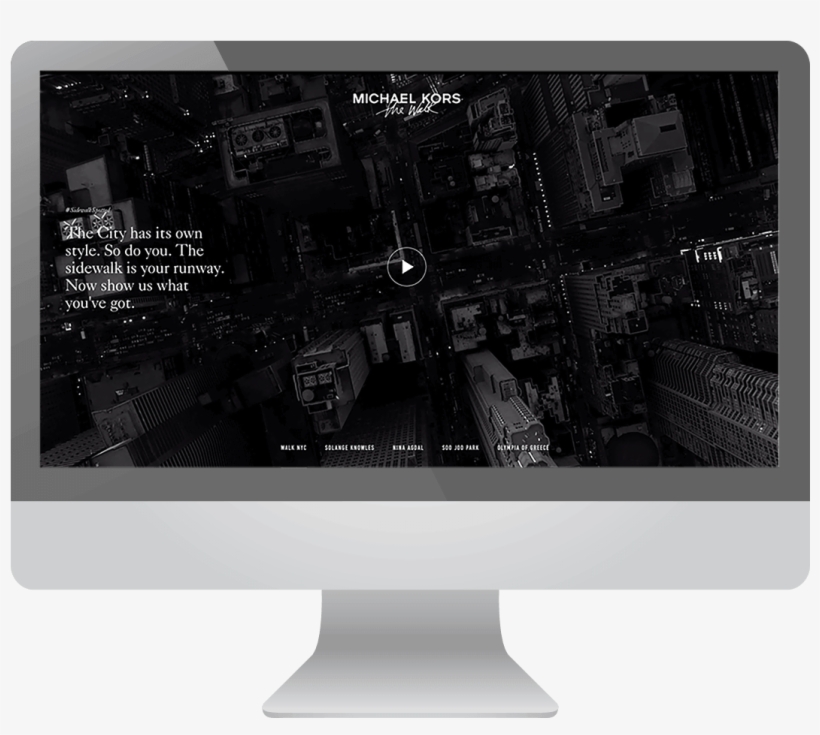 Bringing The Vision Of Michael Kors And Top Fashion - Computer Monitor, transparent png download