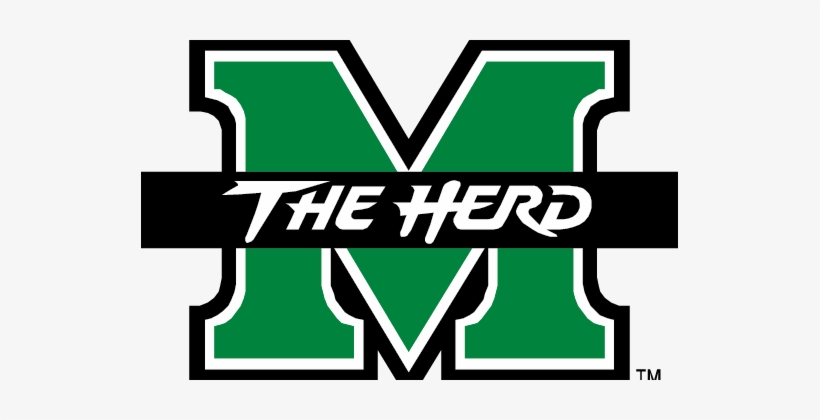 Stoglin-reed Addition Completes Marshall Women's Basketball - Marshall University Football Logo, transparent png download