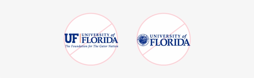 Materials Which Include These Old Logo Versions Should - University Of Florida, transparent png download