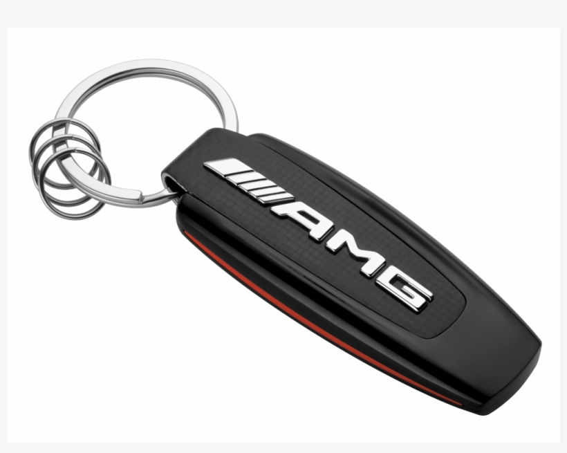 Amg Carbon Fiber Key Ring, transparent png download