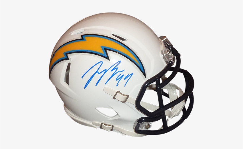 Joey Bosa Autographed San Diego Chargers Mini Helmet - Joey Bosa Autographed Mini Helmet - Speed Jsa, transparent png download