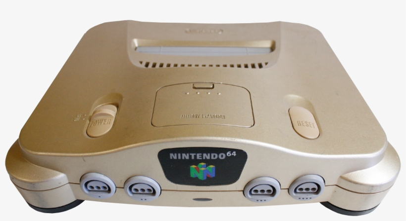 Nintendo 64 Gold Retropixl Retrogaming Retro Gaming - Nintendo 64, transparent png download