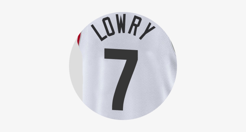 Toronto Raptors Kyle Lowry - Raptors White Jersey, transparent png download