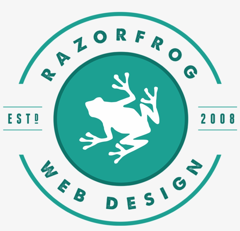 Razorfrog Vintage Logo Turquoise Retina - Transparent Black Frog Logo, transparent png download