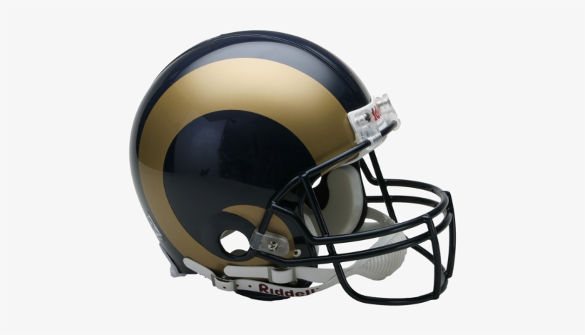 Rams Vsr4 Authentic Helmet - Rams Football Helmets, transparent png download