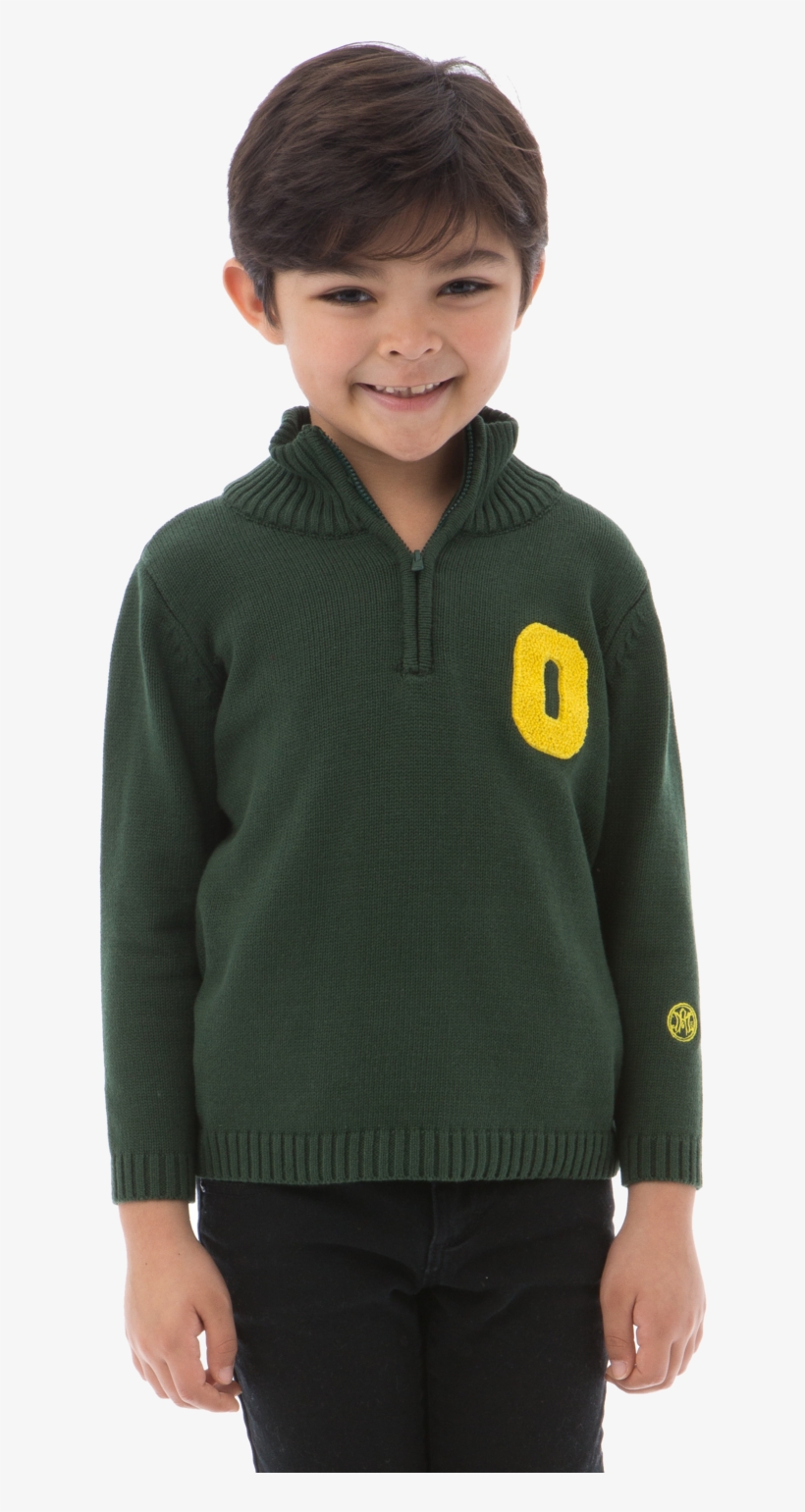 Oregon Ducks Boy's Quarter Zip - Portable Network Graphics, transparent png download