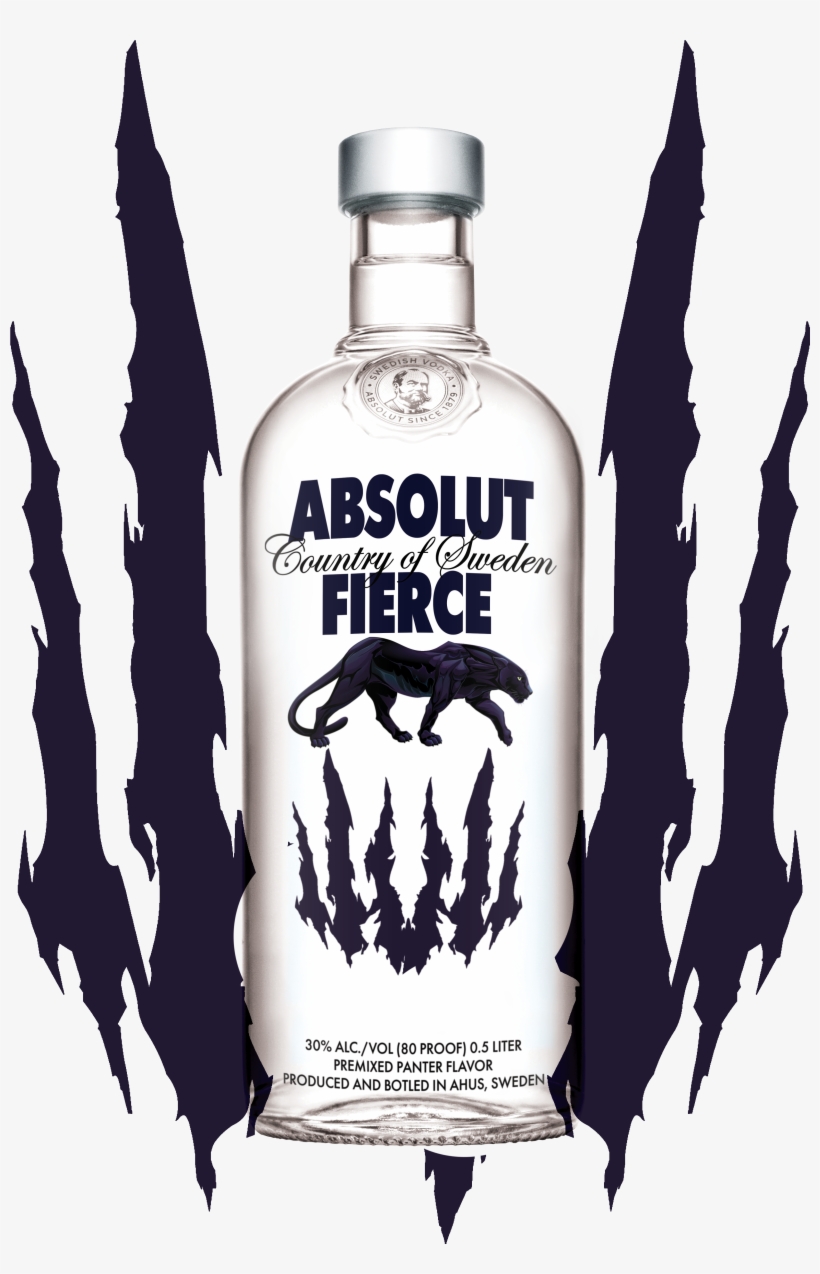 Absolut Fierce - Absolut Mexico Vodka - 750 Ml Bottle, transparent png download