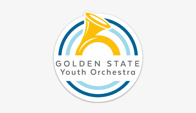 Logo Decal Round - Golden State Youth Orchestra, transparent png download
