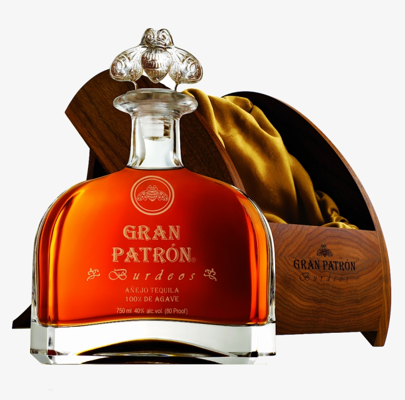 Patron Packaging - Patron Tequila Gran Burdeos, transparent png download