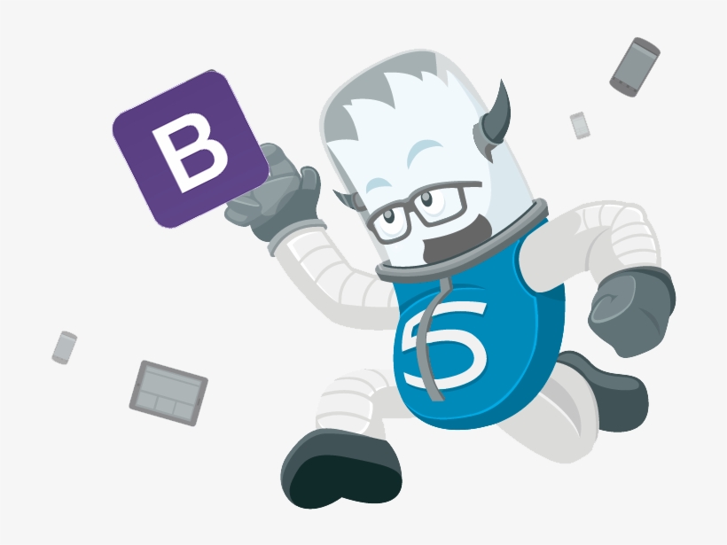 Bootstrap Foundation Five Monster High Fiving The Bootstrap - Motion Ui Logo Png, transparent png download