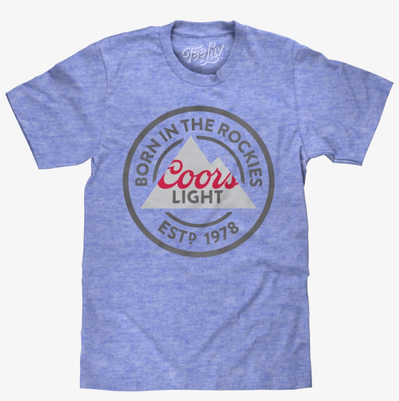 Coors Light "born In The Rockies" - Coors Light Logo Born In The Rockies, transparent png download