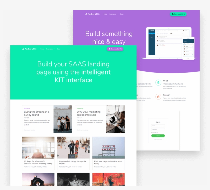 We Are Happy To Introduce You Our New Project Anchor - Steps Landingd Ui, transparent png download