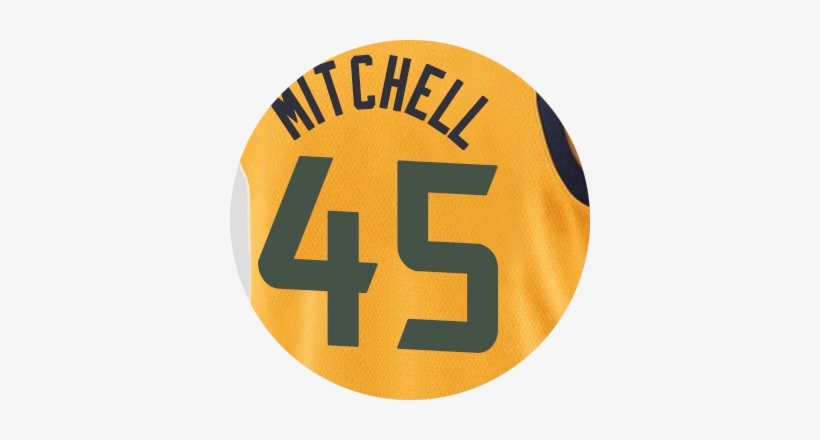 Utah Jazz Donovan Mitchell - Donovan Mitchell White Jersey, transparent png download