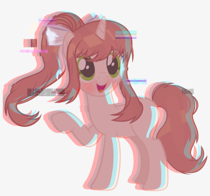 Doki Doki Literature Club Monika Png - Doki Doki My Little Ponny, transparent png download